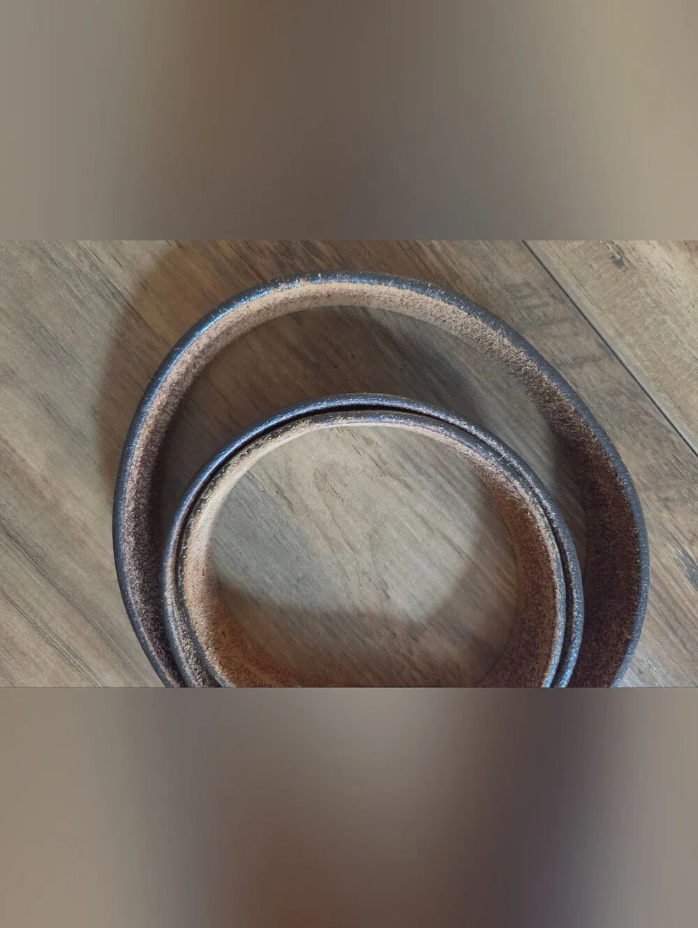 L.L. Bean Men's Brown Leather Belt - 46
